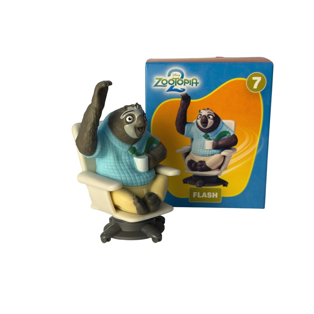 McDonald's Happy‎ Meal Toy Disney Zootopia 2 - #7 Flash NEW